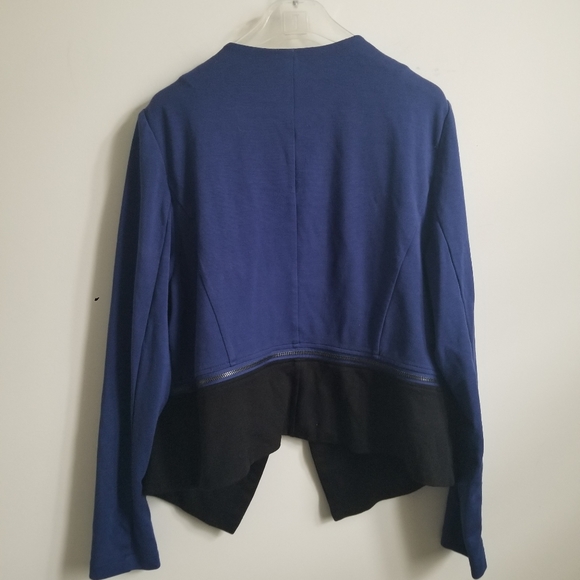 Torrid COLOR BLOCK SHAWL COLLAR BLAZER sz 1X - Picture 7 of 8